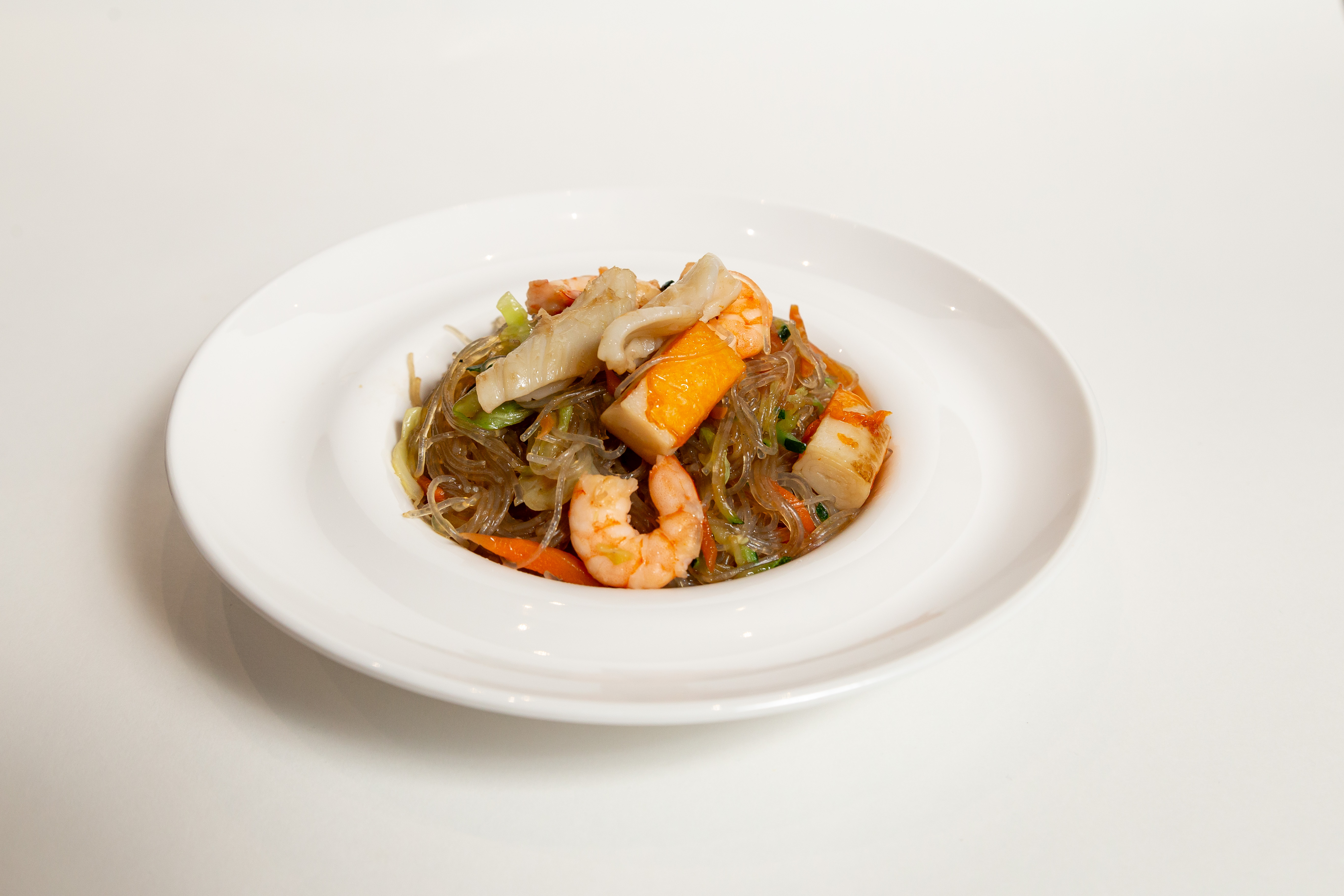 Spaghetti di soia marinara