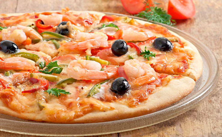 Pizza Gambas 30 Cm.