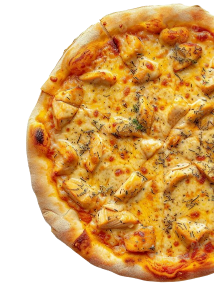 Pizza de pollo a la parrilla (30 cm.)