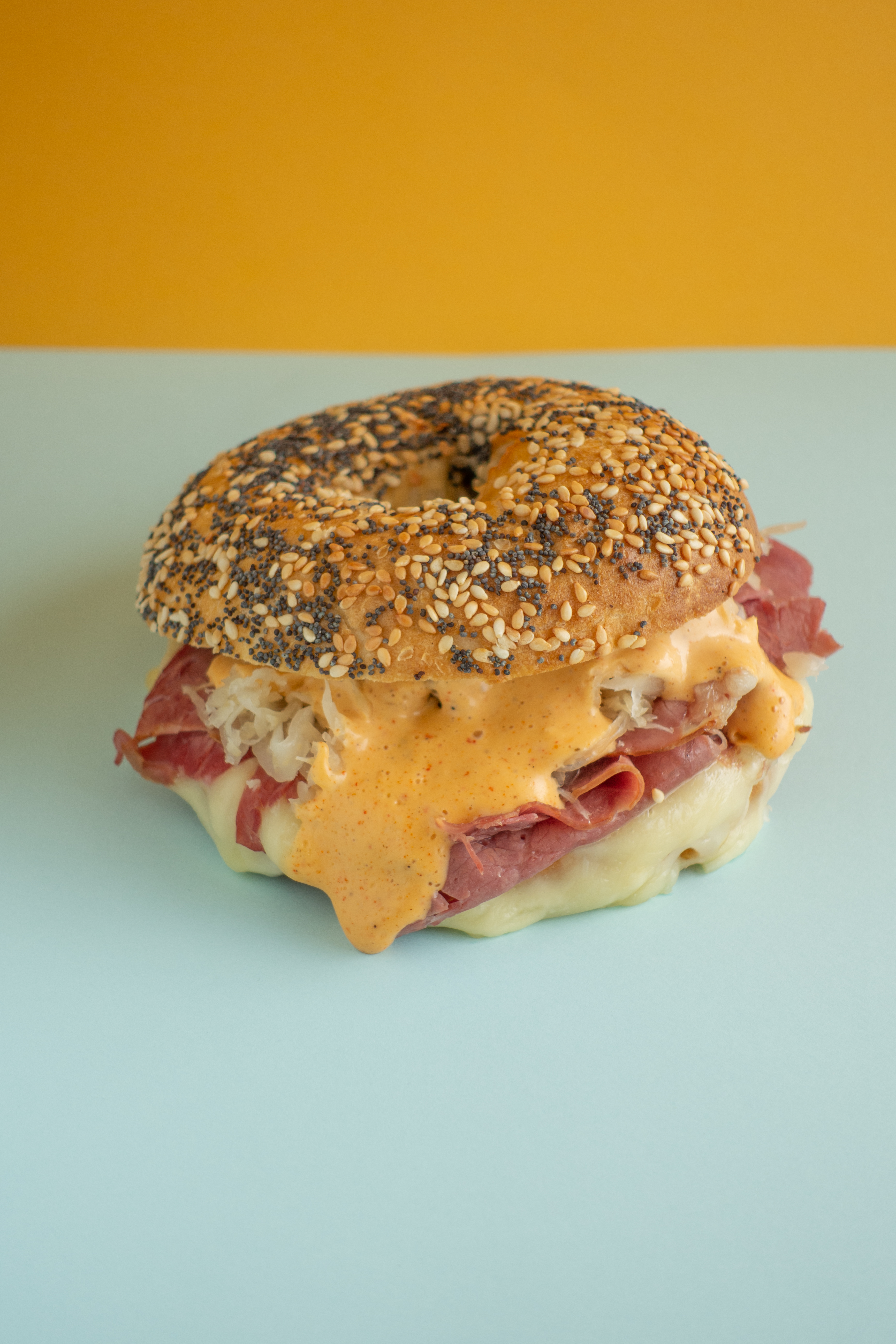 Bagel Ruben Pastrami
