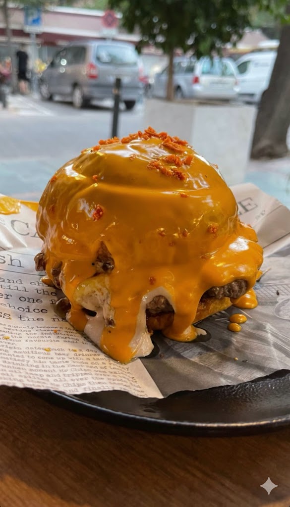 Hamburguesa cheezus christ