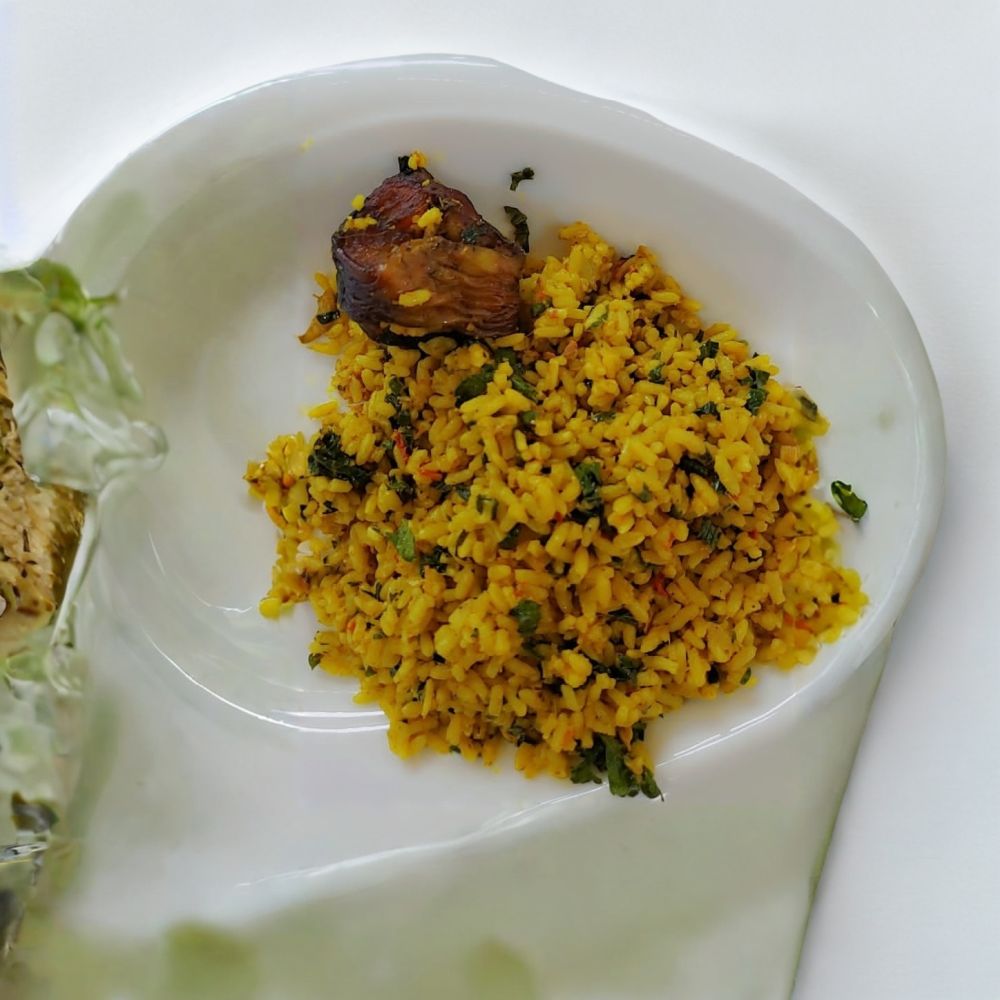 Native Rice With Dry Fish