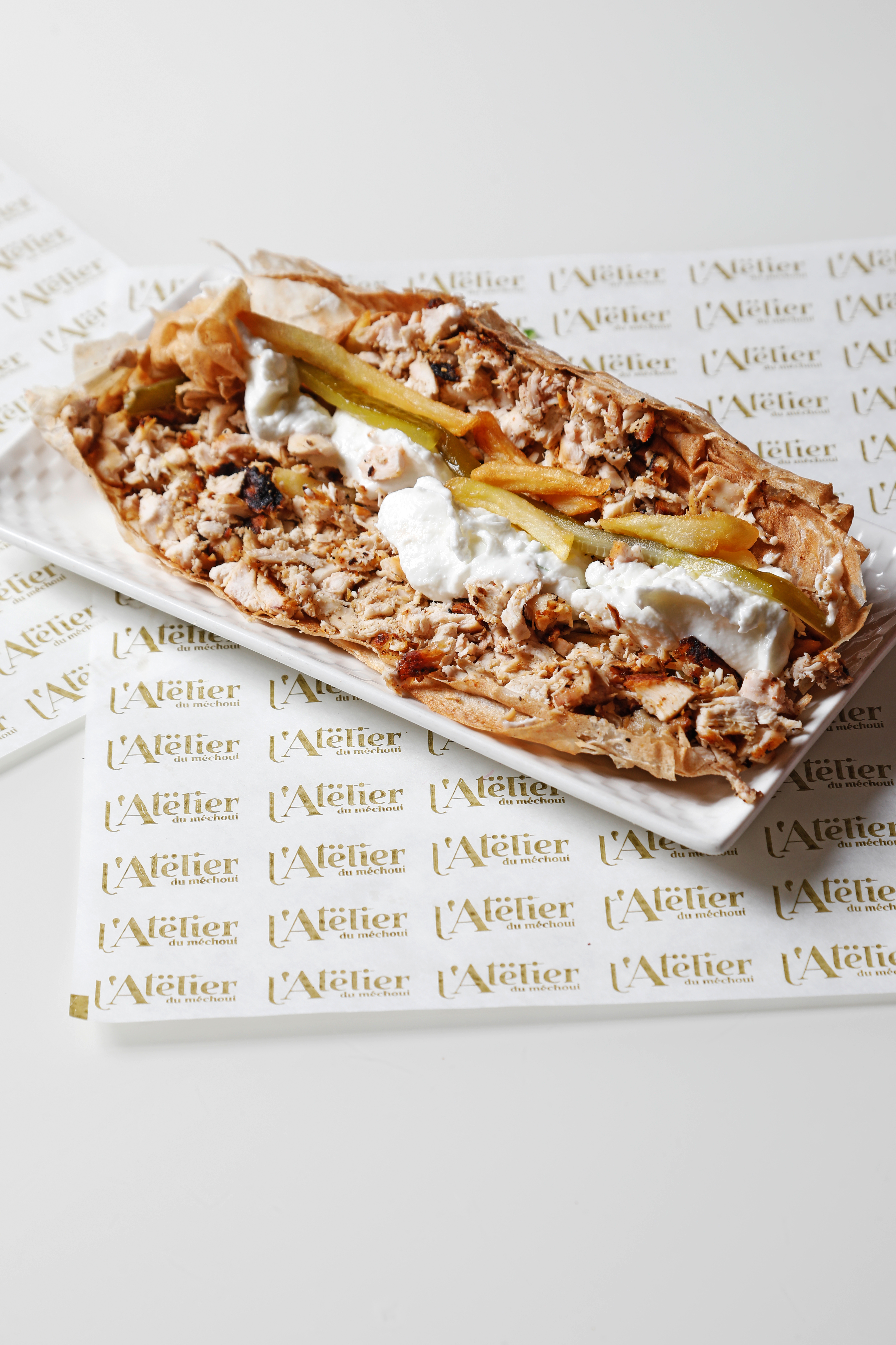 Sandwich  Poulet Effiloché