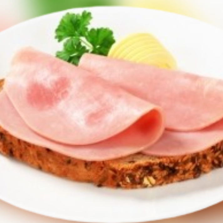 Bocadillo de jamón York y mantequilla