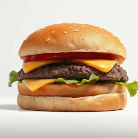 Hamburguesa doble queso