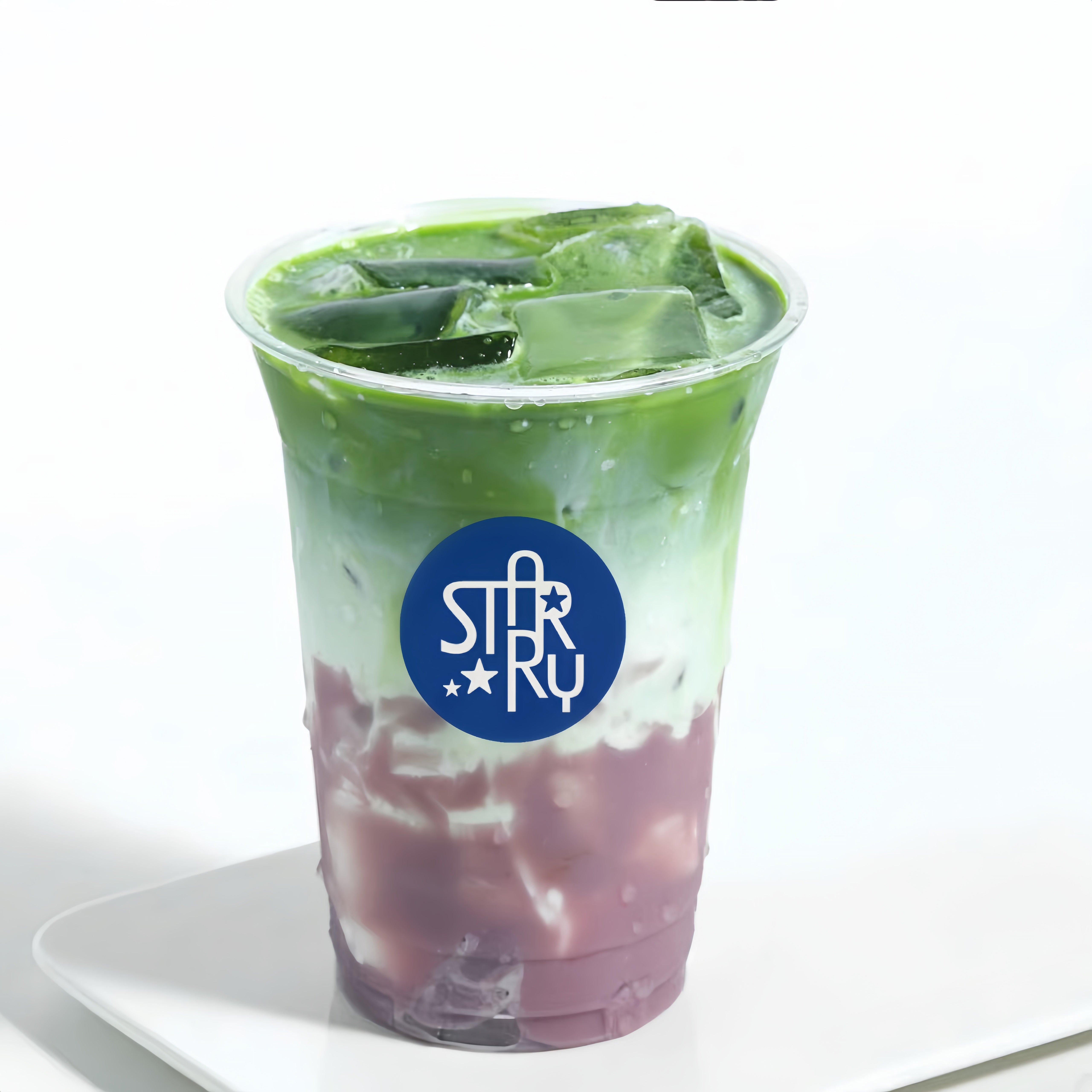 Matcha with taro mochi L