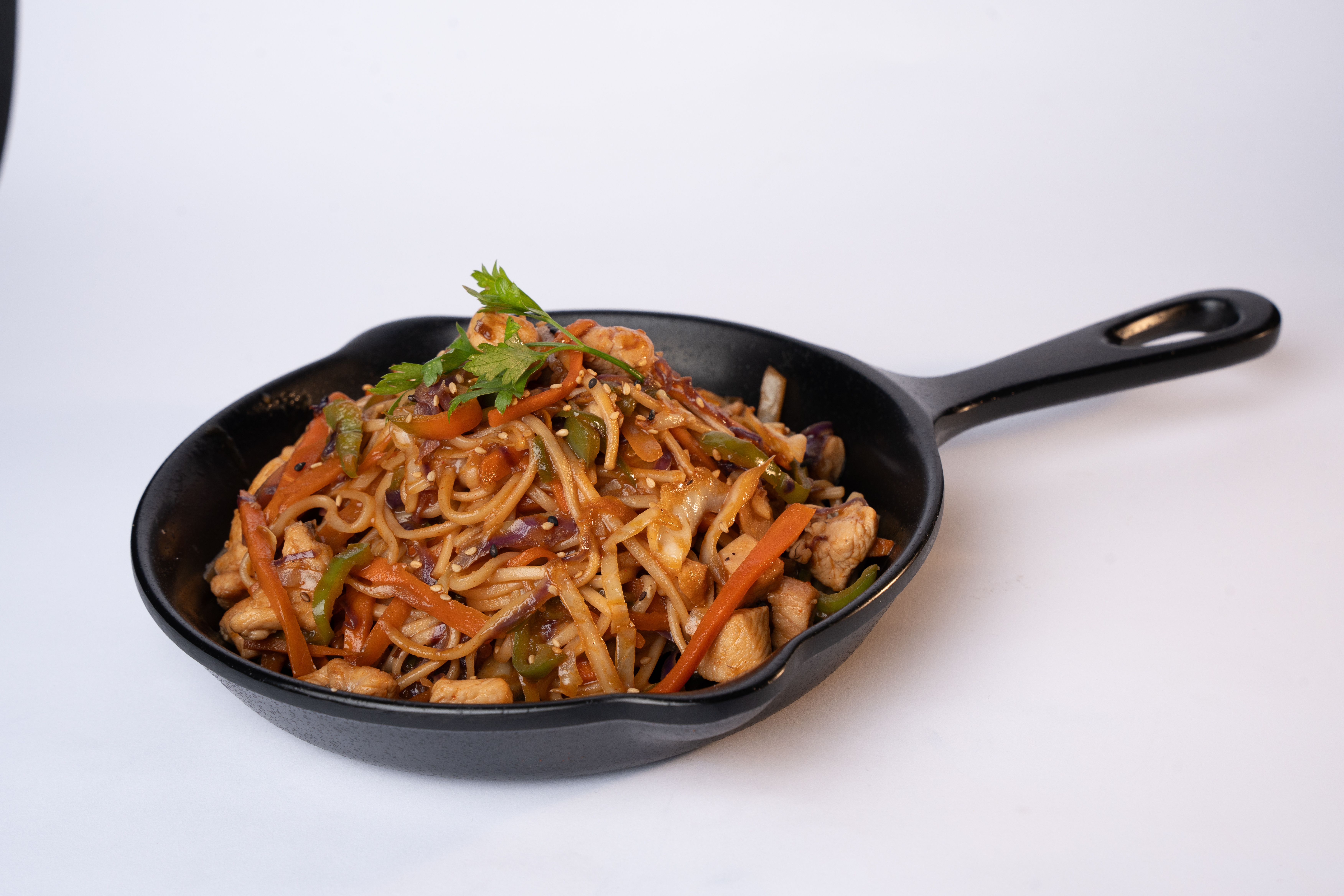 Nouilles Sautées Au Poulet