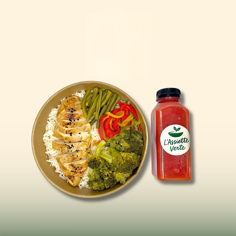 Chick'n Prot Bowl Combo