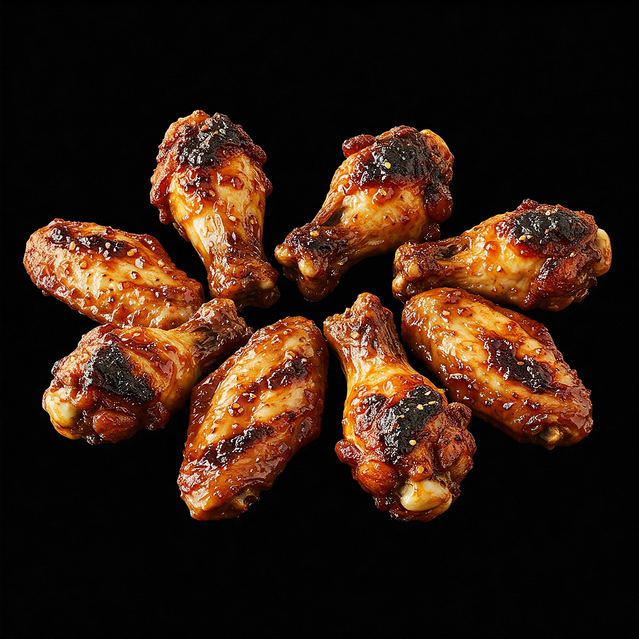 Menú alitas de pollo (6 Uds.)