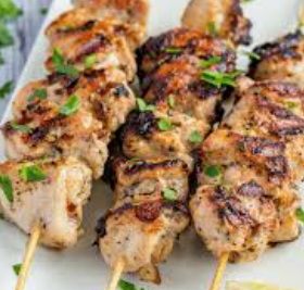 Brochetas de pollo (2 uds.)