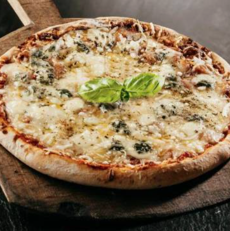 Pizza 4 quesos (30 cm.)