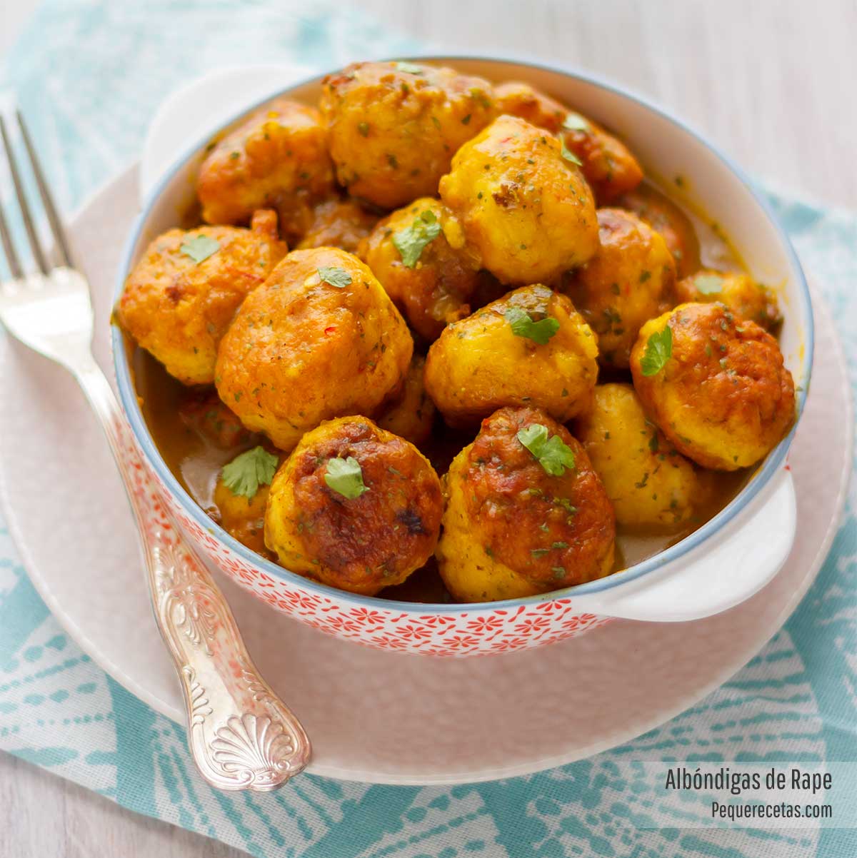 Albóndigas de rape y langostinos (6 uds.)