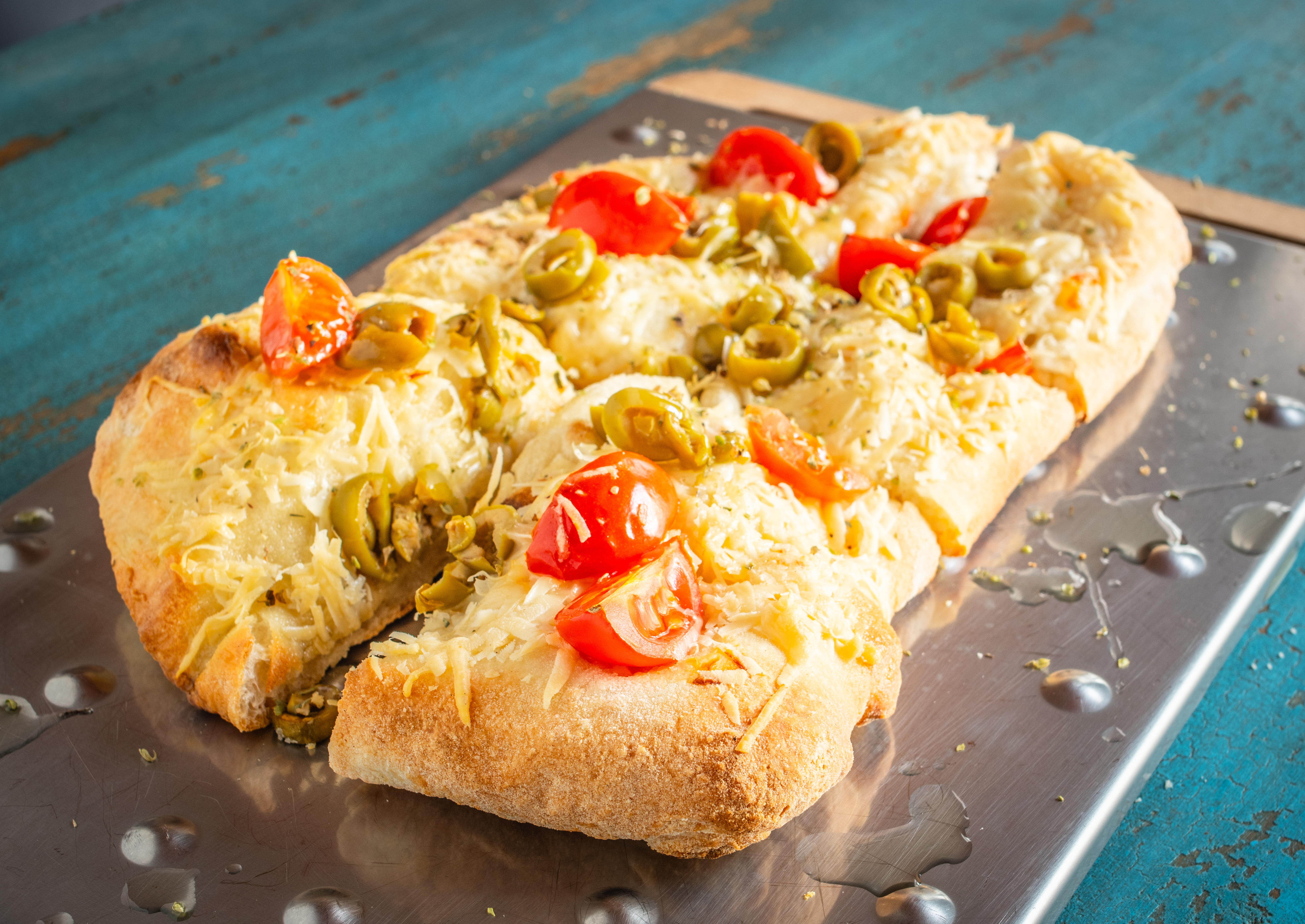 Focaccia cu măsline