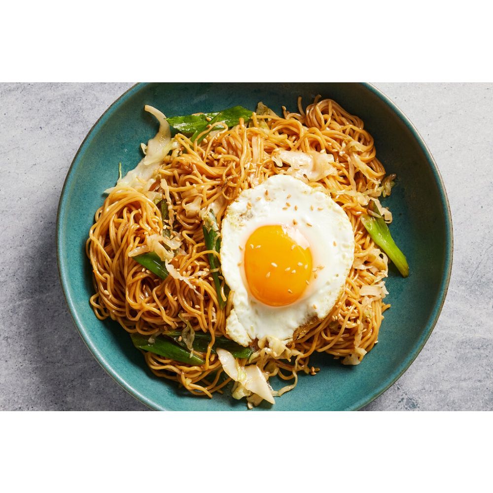 Rice Noodles Fried With Eggs And Capsicum