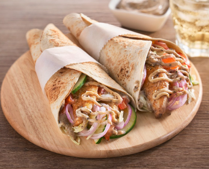 Doner wrap kebab (medium)