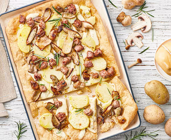 Verza, patate e funghi