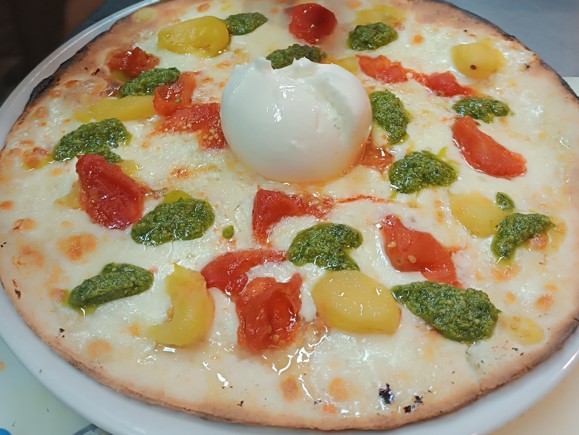 Pizze groumet tricolori (33 cm.)