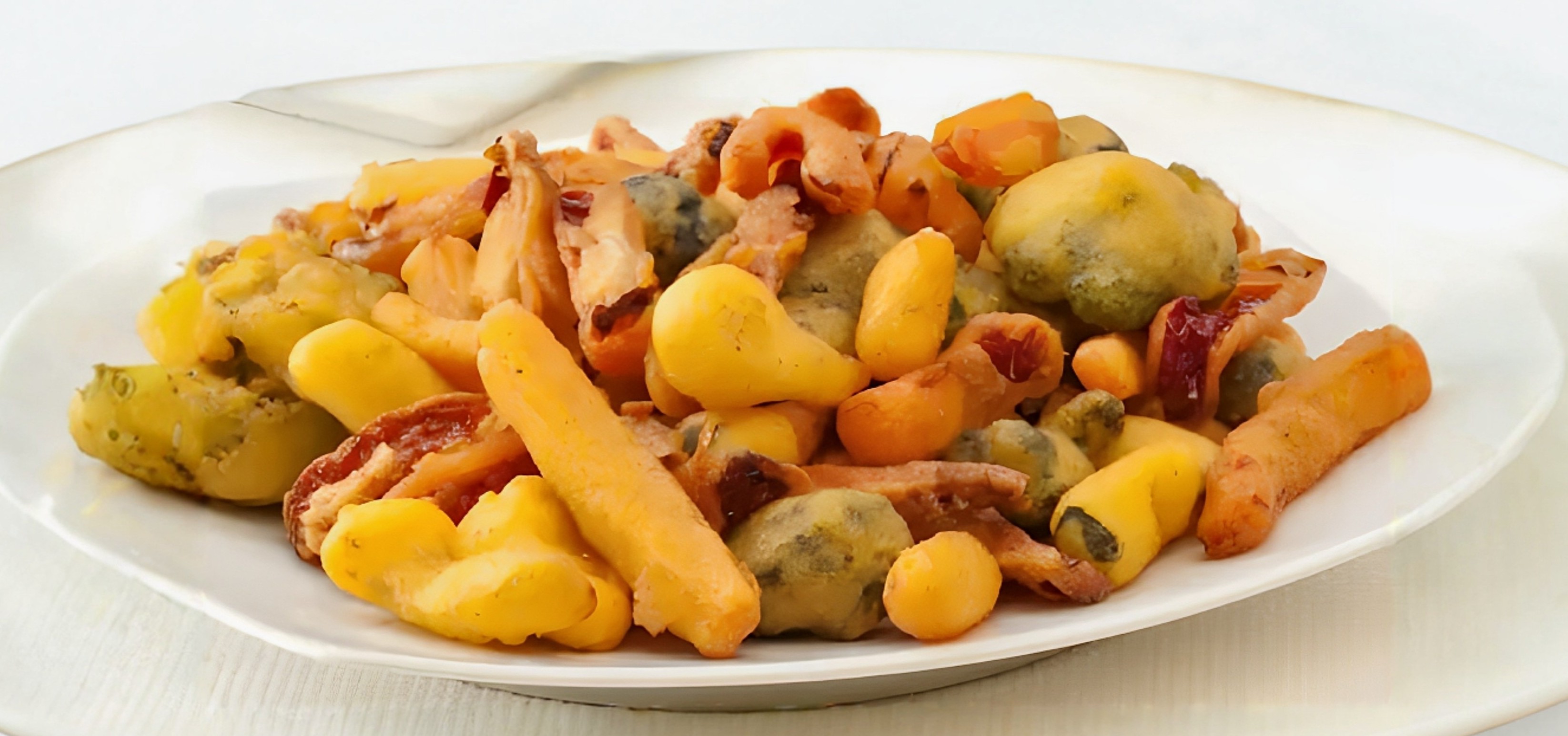 Verdure miste in pastella