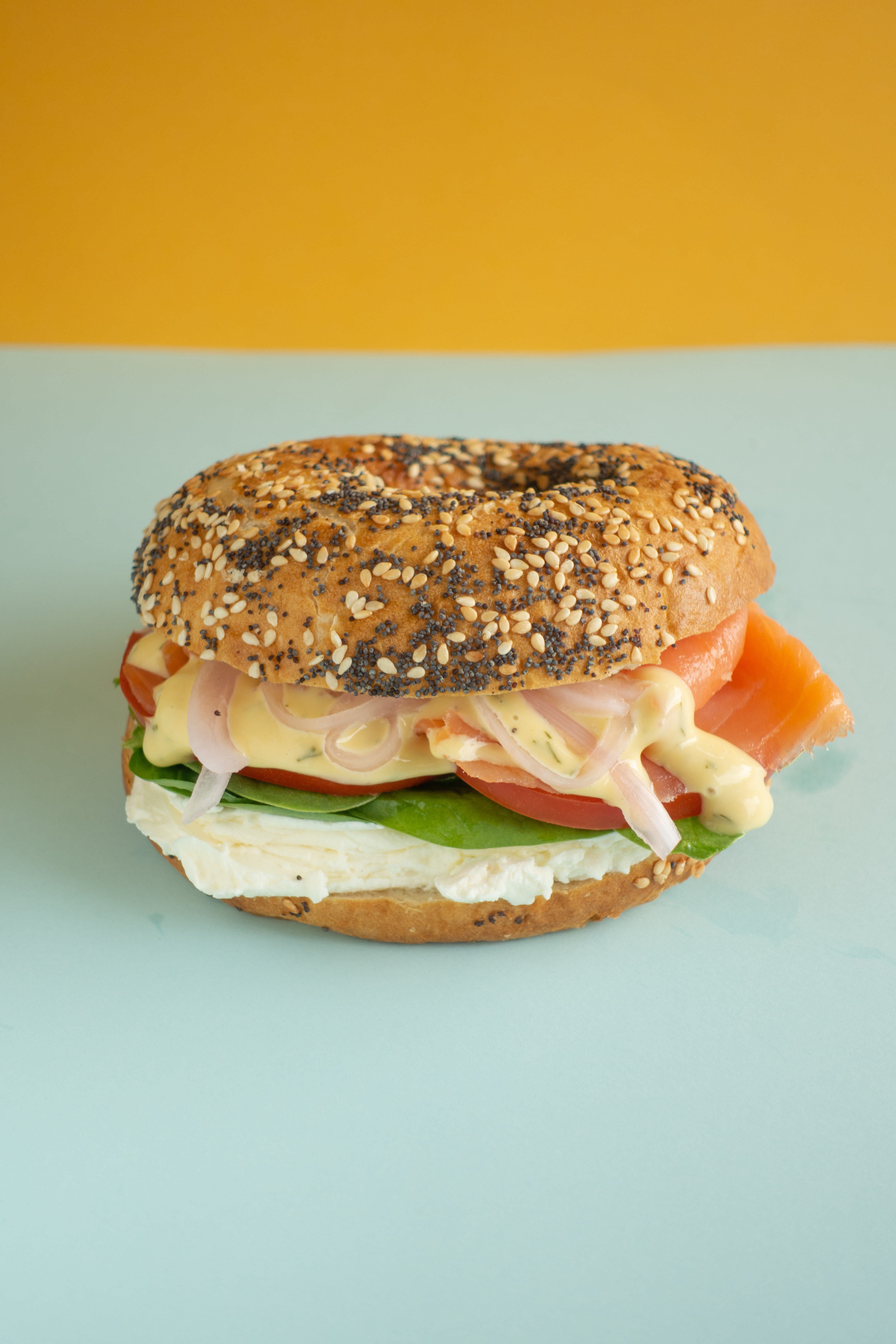 Bagel De Salmón Ahumado