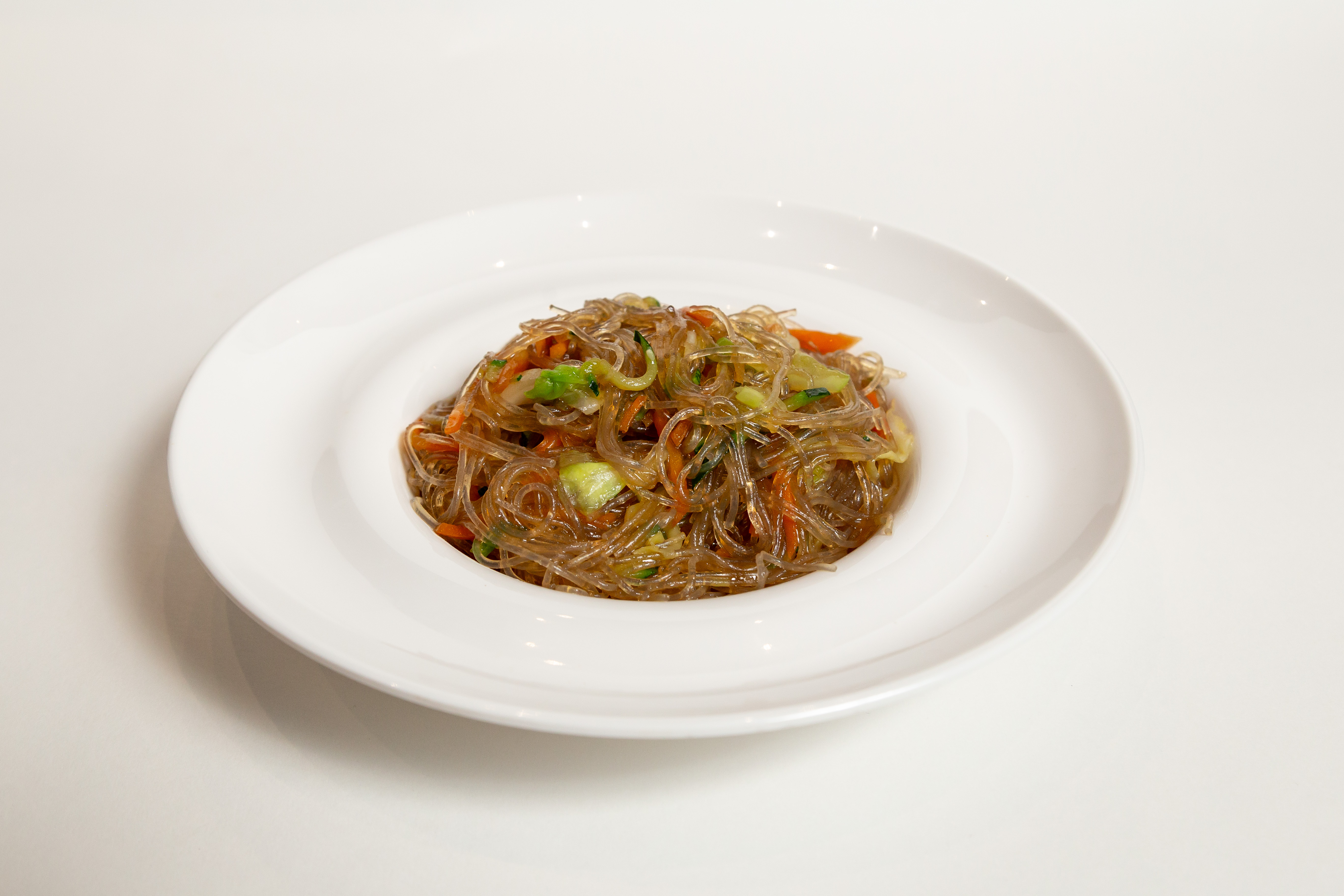 Spaghetti di soia con verdure