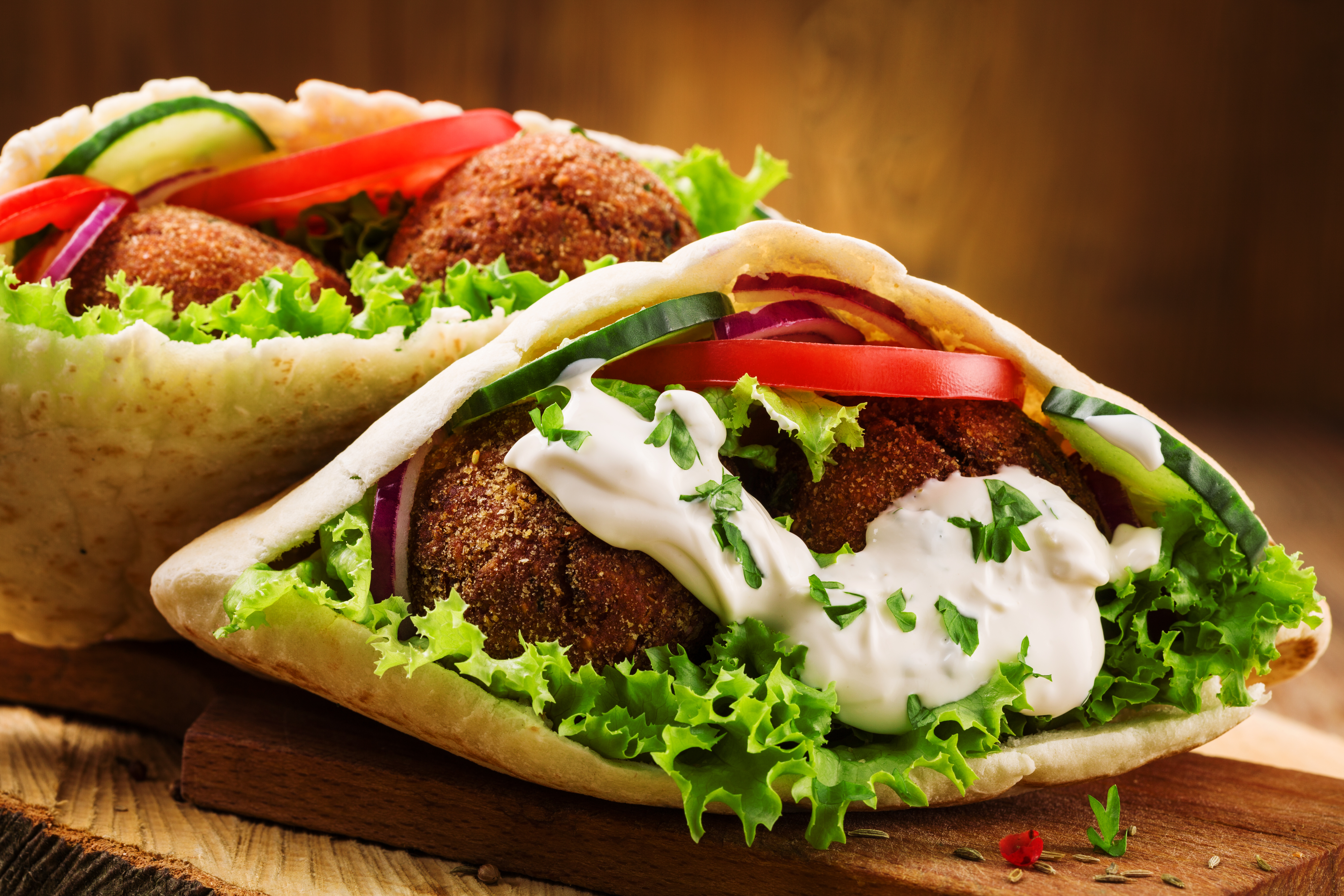 Pita falafel