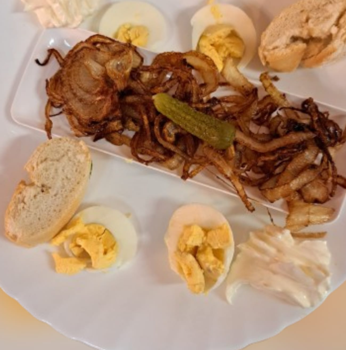 Tapa de cebolla frita