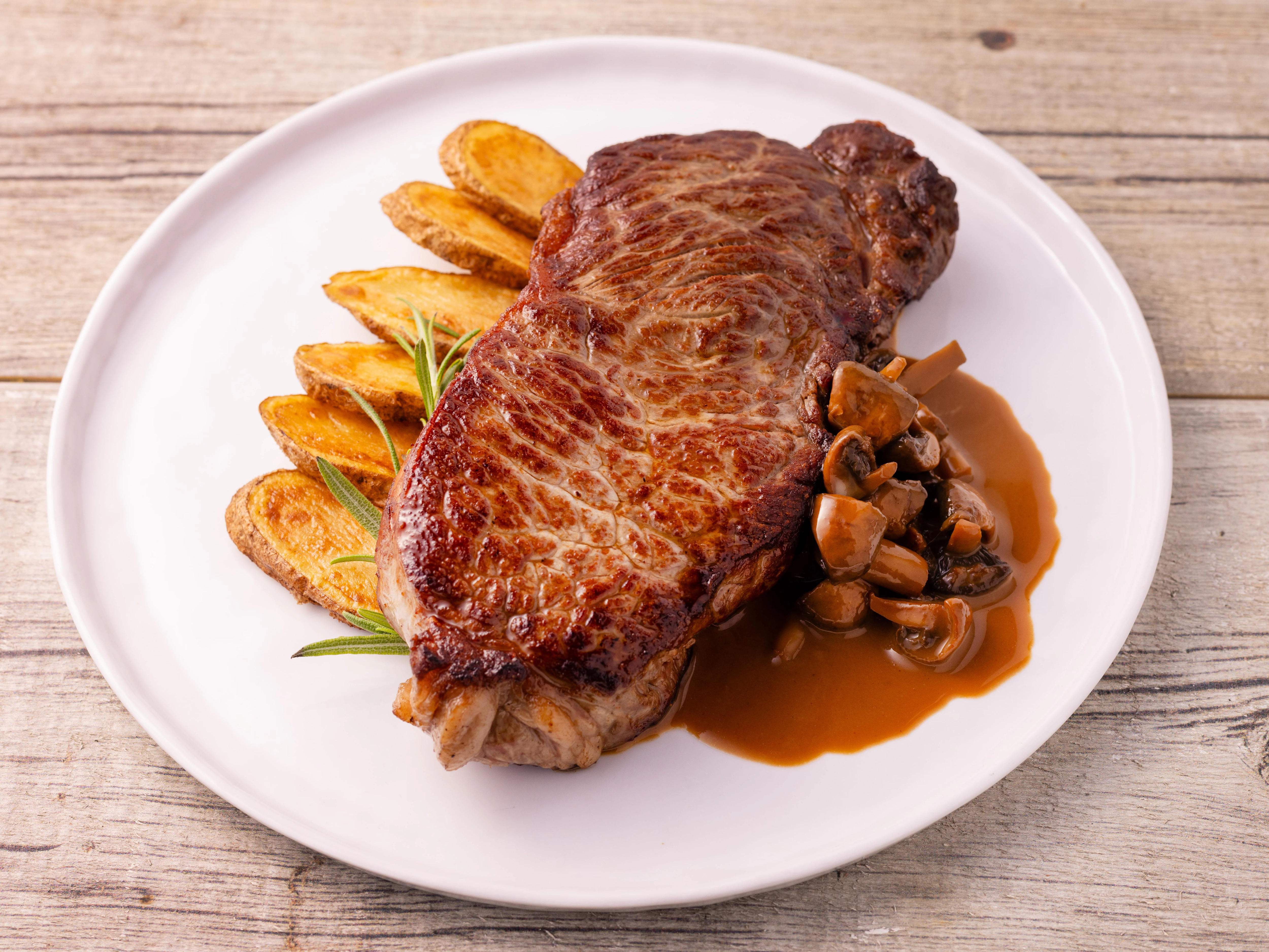 Plat Steak Champignon