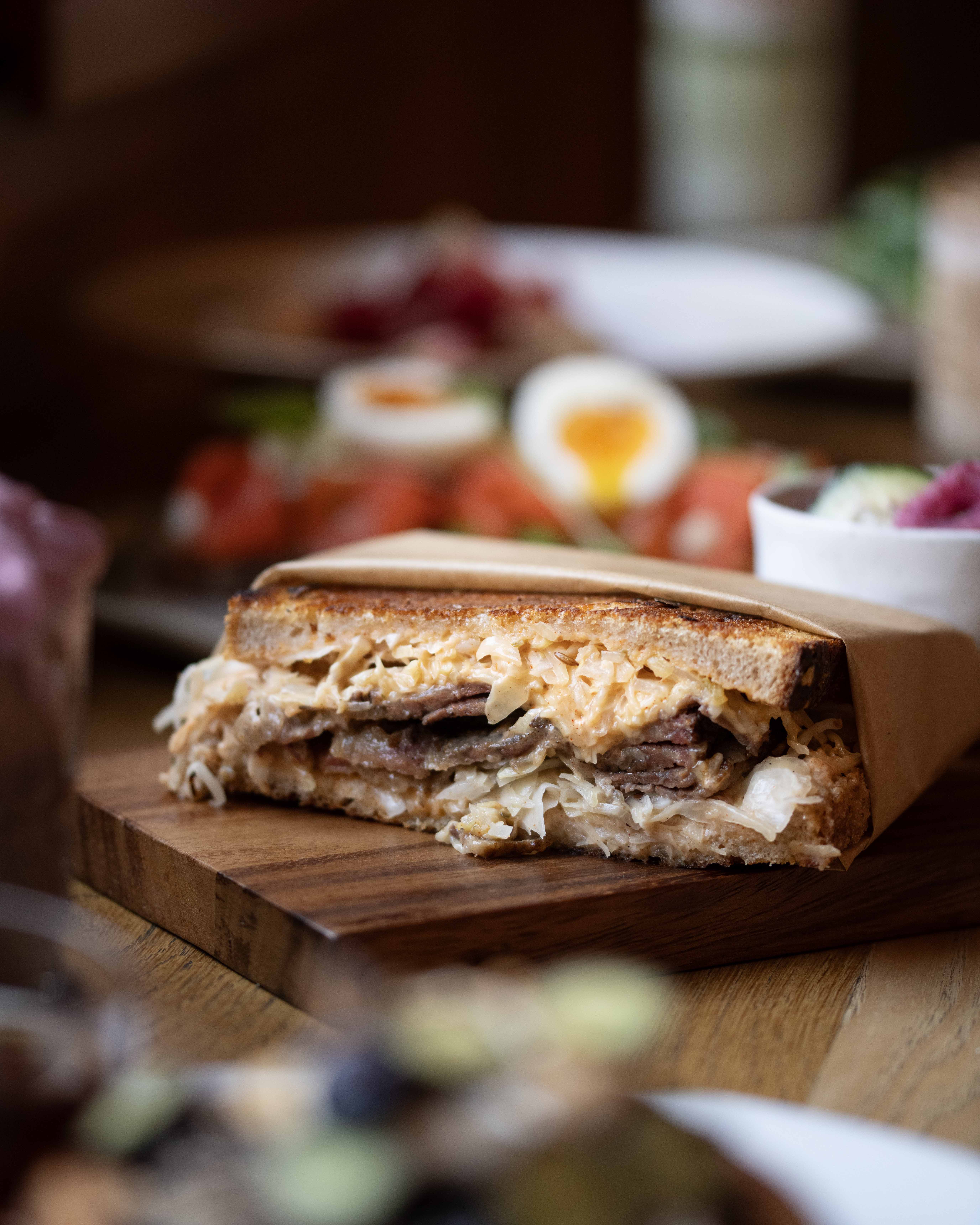 Grilled Pastrami Sandwich