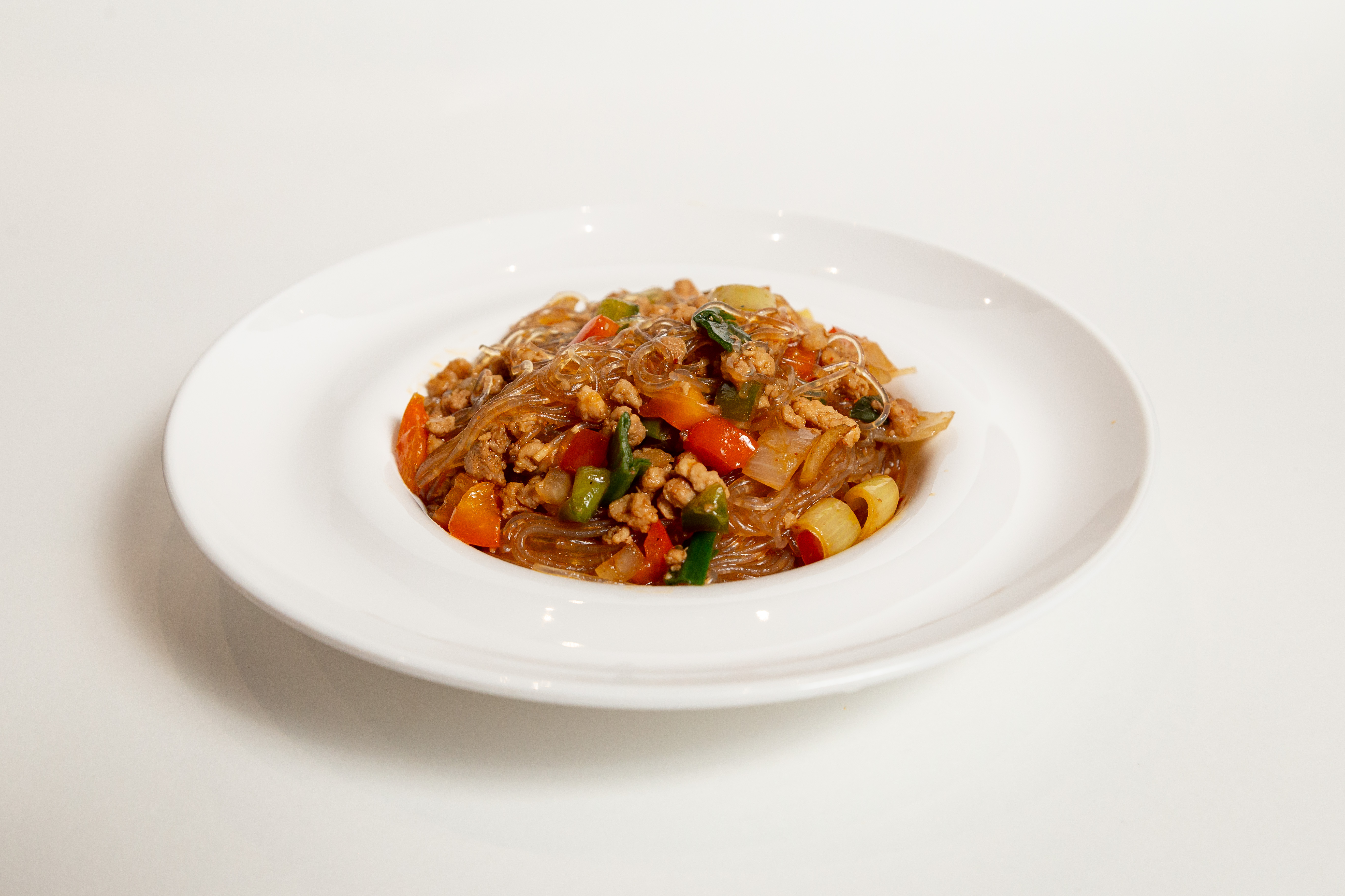 Spaghetti di soia piccanti