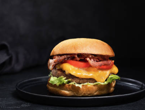 Hamburguesa con huevo y queso