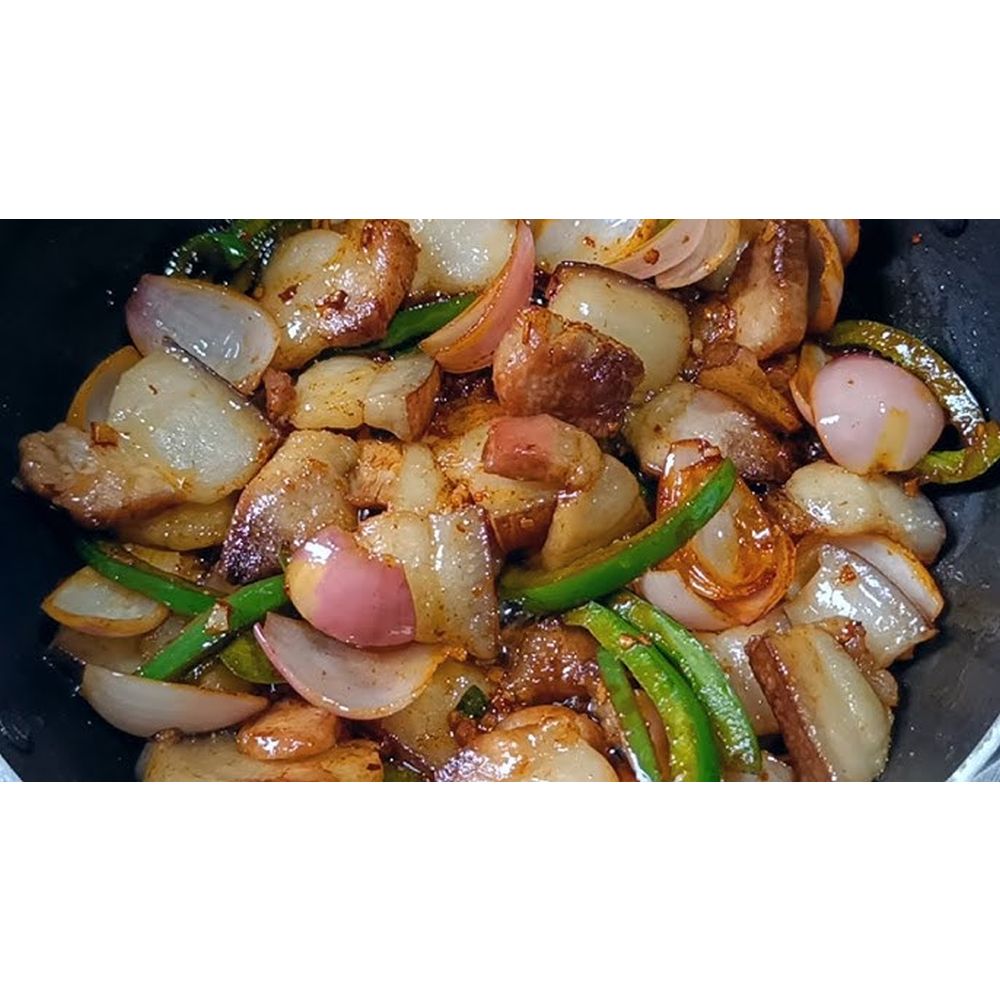 Chili Fried Pork And Vegetables