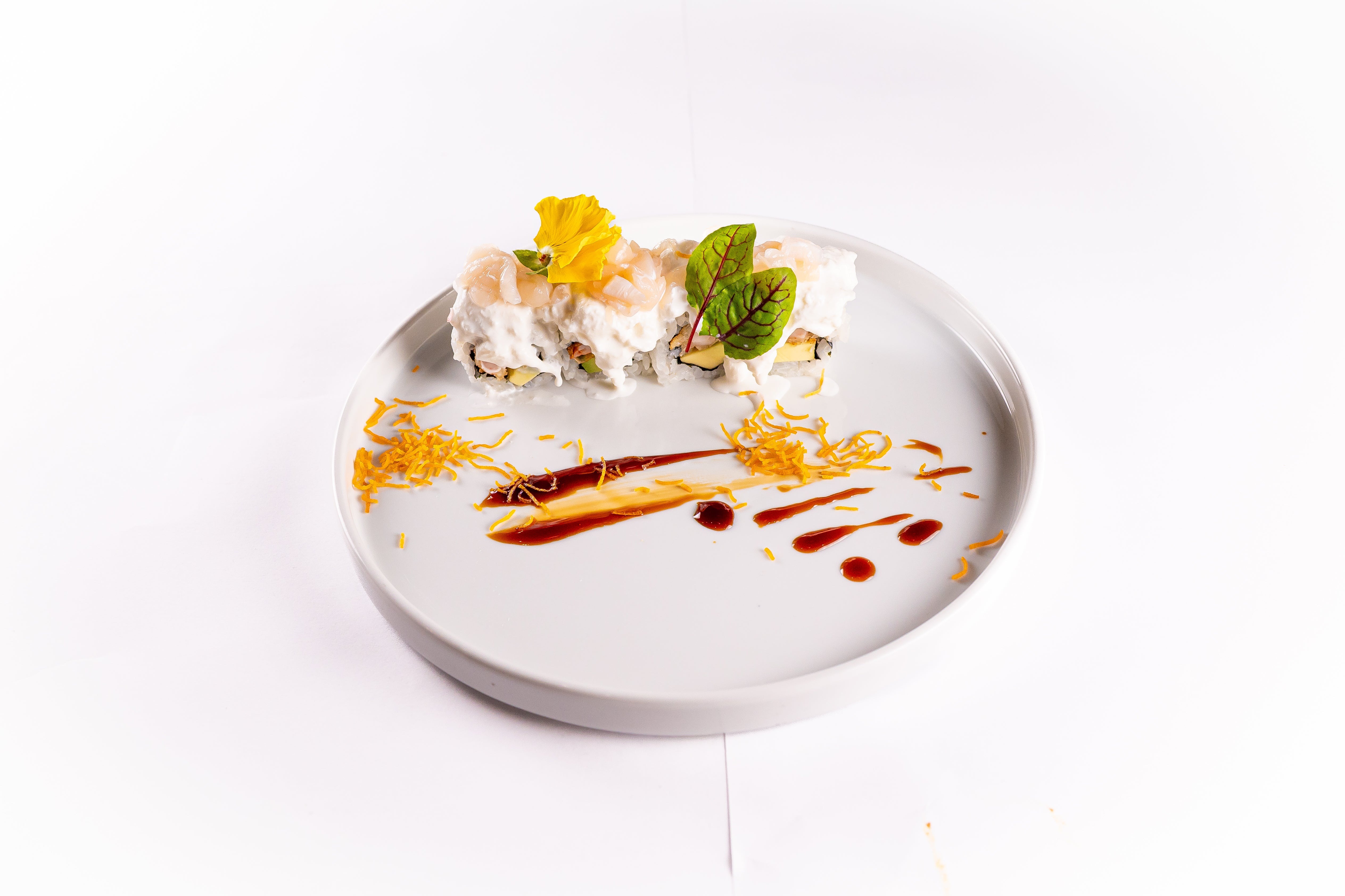 Burrata capesante roll