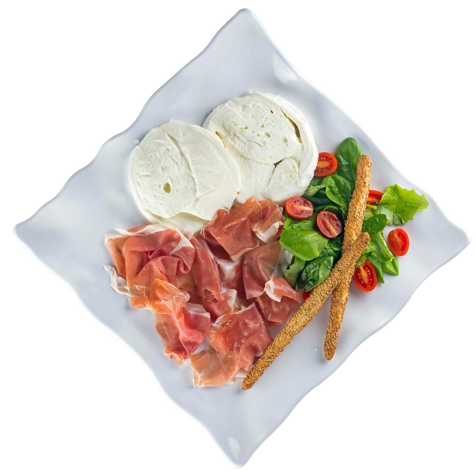 Fetta di zizzettona di bufala campana DOP