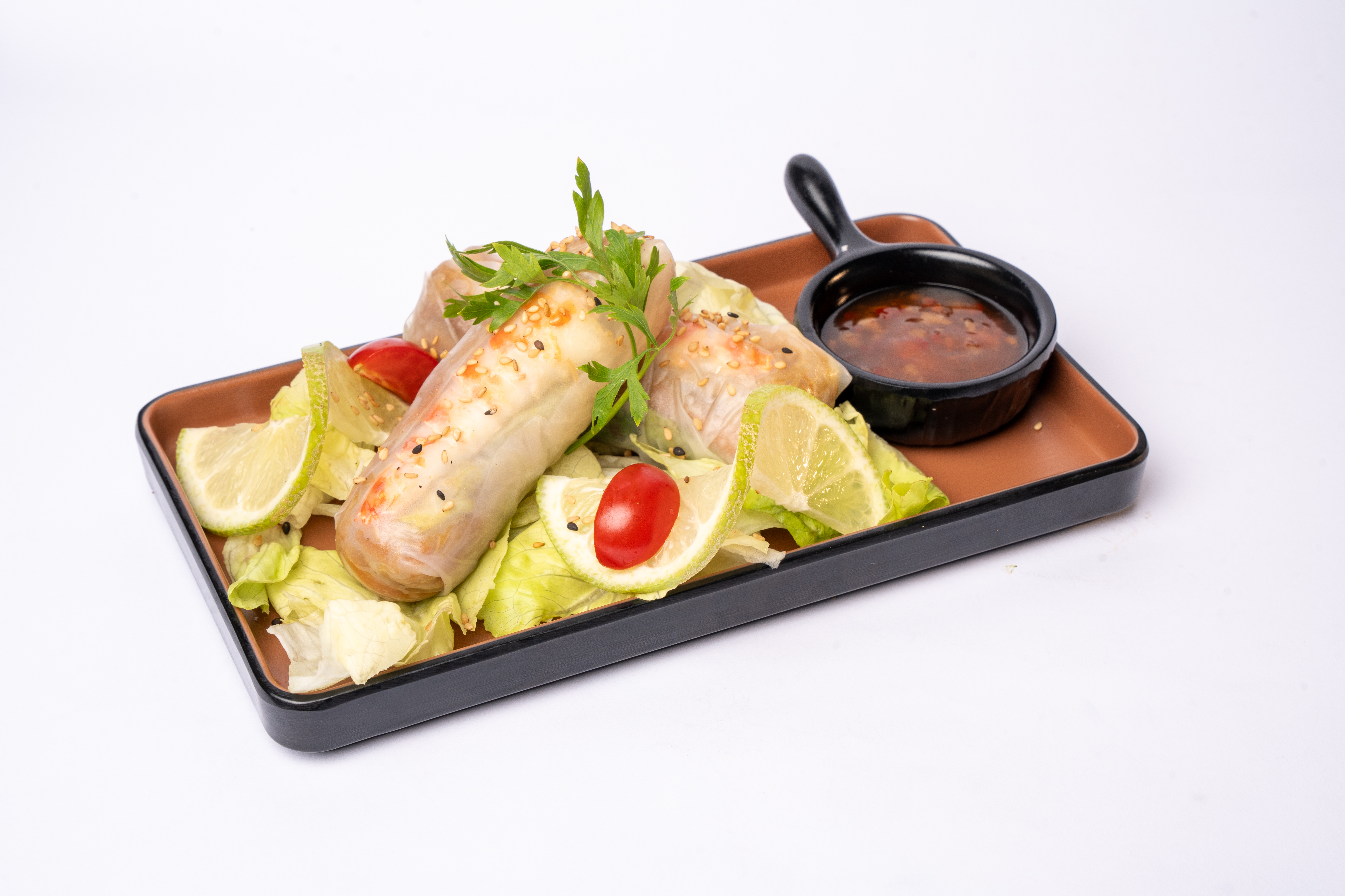 Rouleaux De Printemps Saumon Cuit