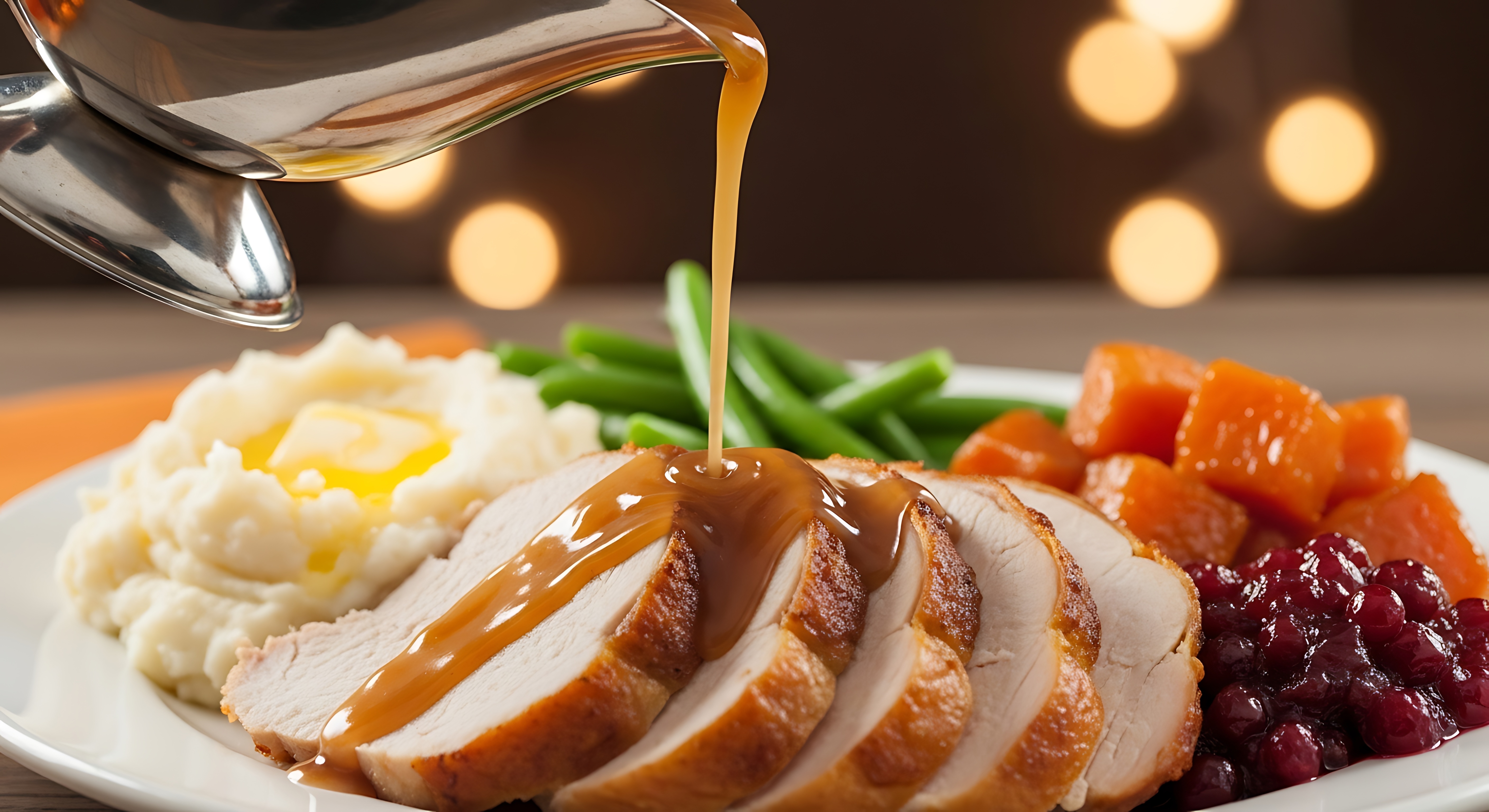 Tagliata di carni bianche con salsa alla birra