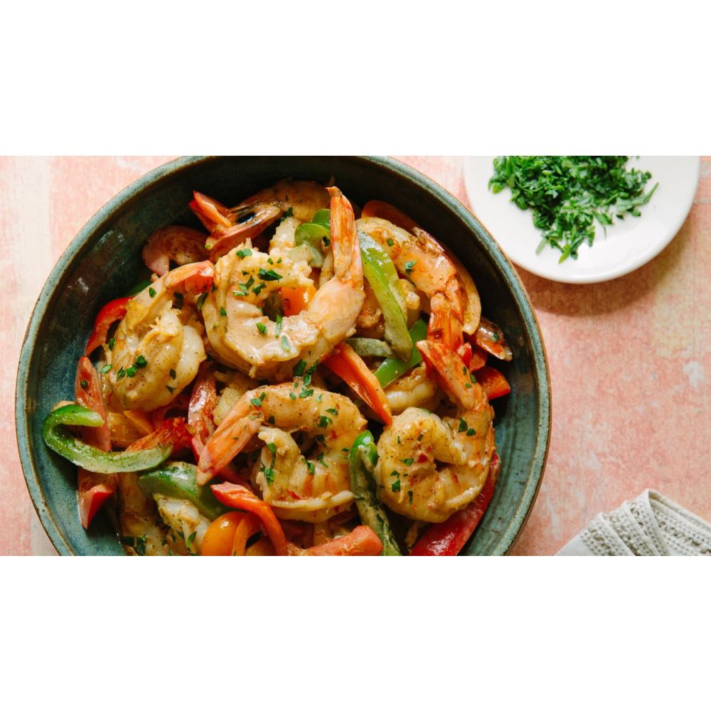 Stir Fried Paprika Prawns
