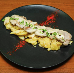 Solomillo de cerdo a la crema