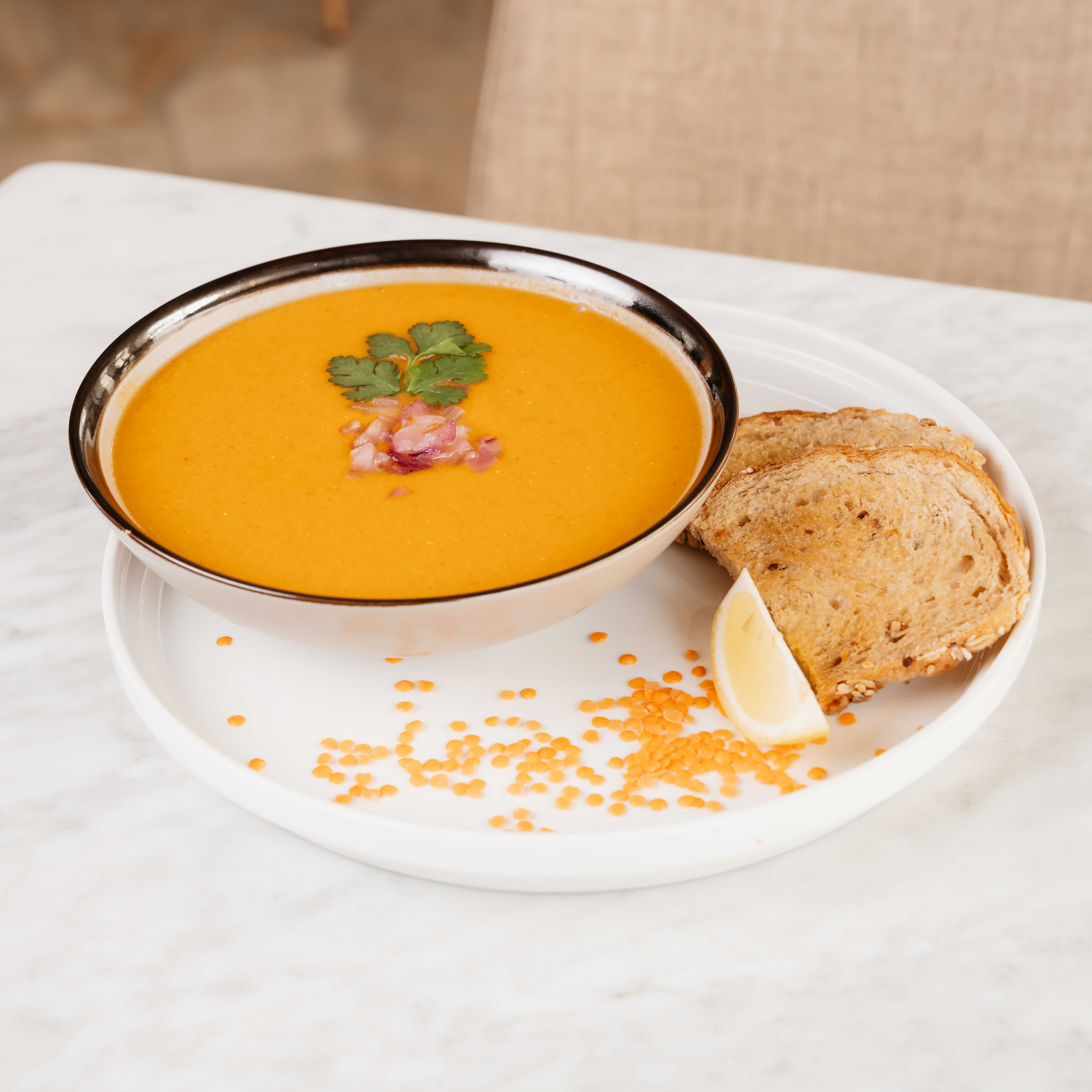 Soup Of The Day (With Pancakes)