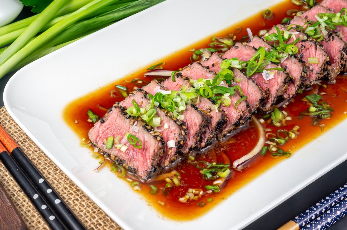 Tataki de vaca vieja madurada (para 2 personas)