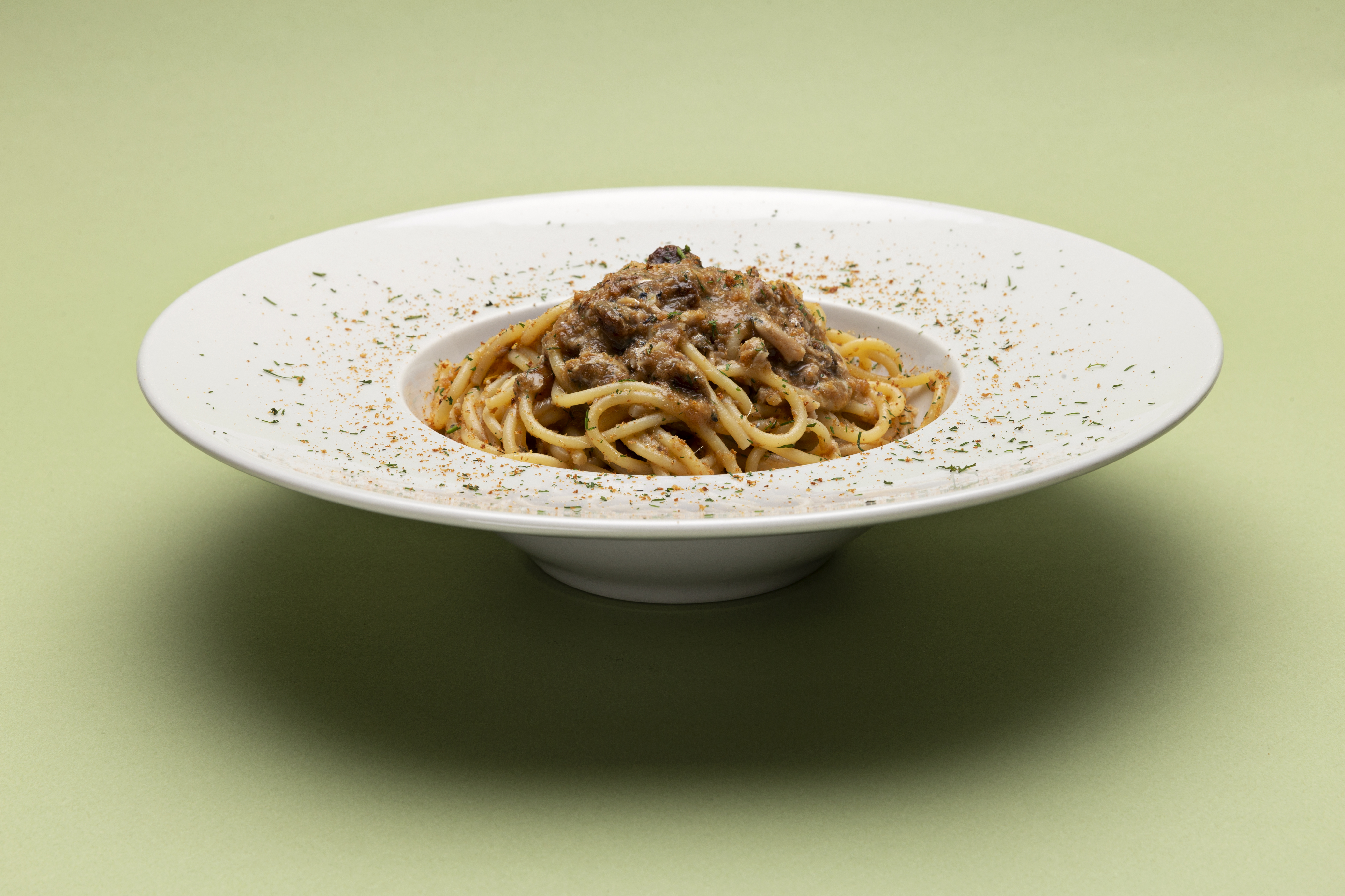 Spaghetto chitarra con le sarde "alla palermitana vecchia maniera"