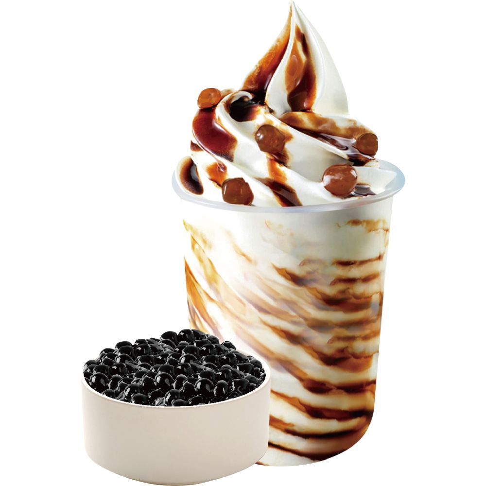 Brown sugar boba sundae