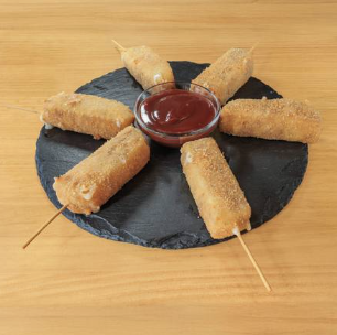 Piruletas de mozzarella (6 uds.)