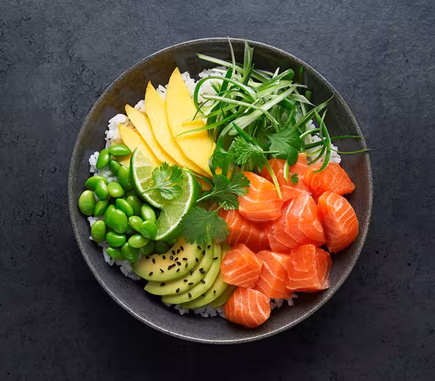 Salmon bowl