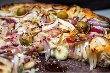 Pizza fugazza (34 cm.)