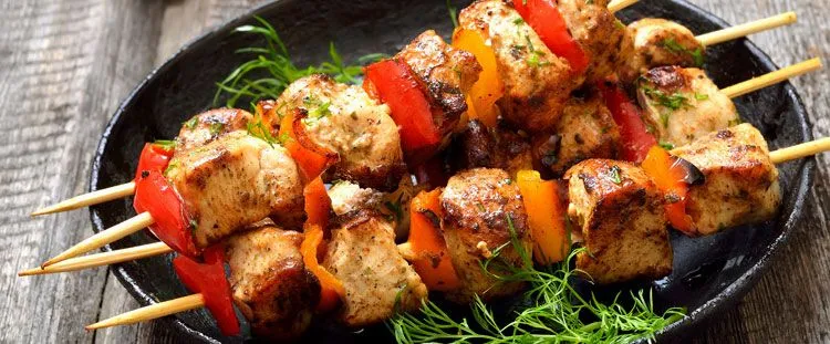 Spiedini di pollo misti 3 pezzi