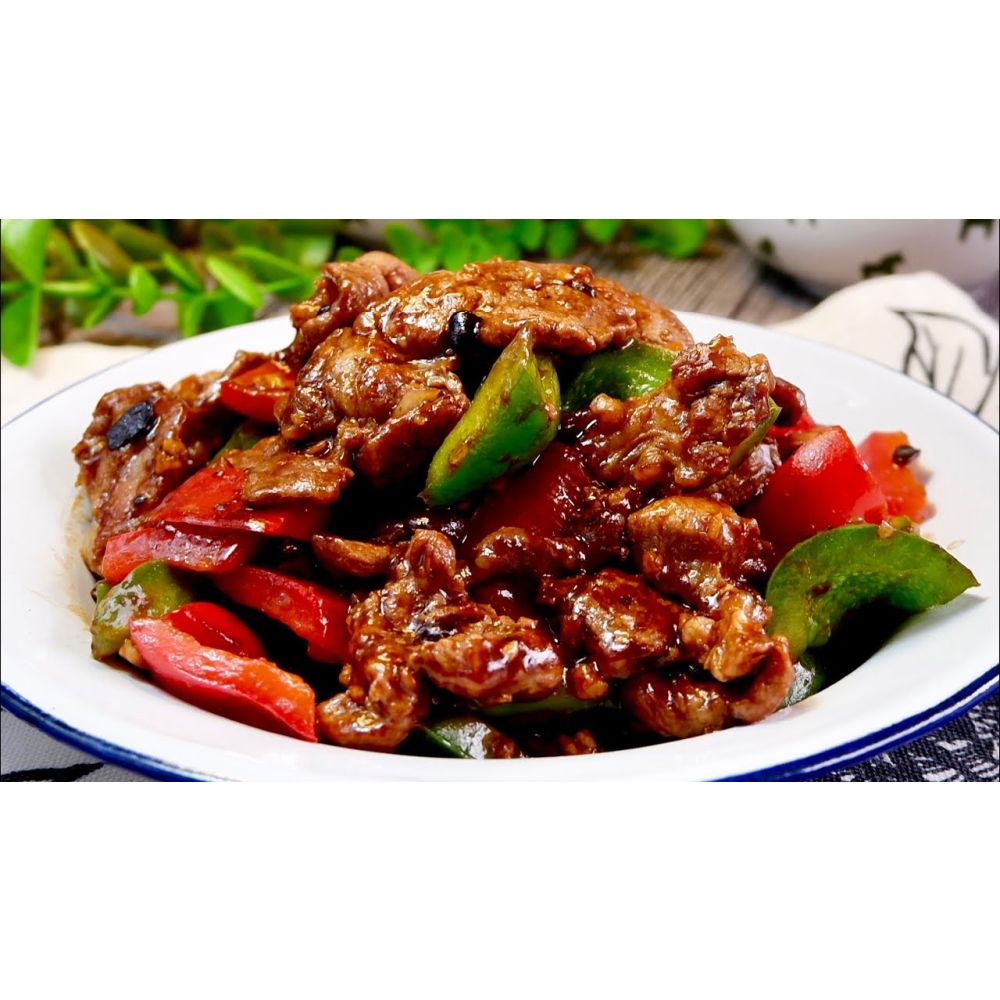 Pork In Black Bean Sauce