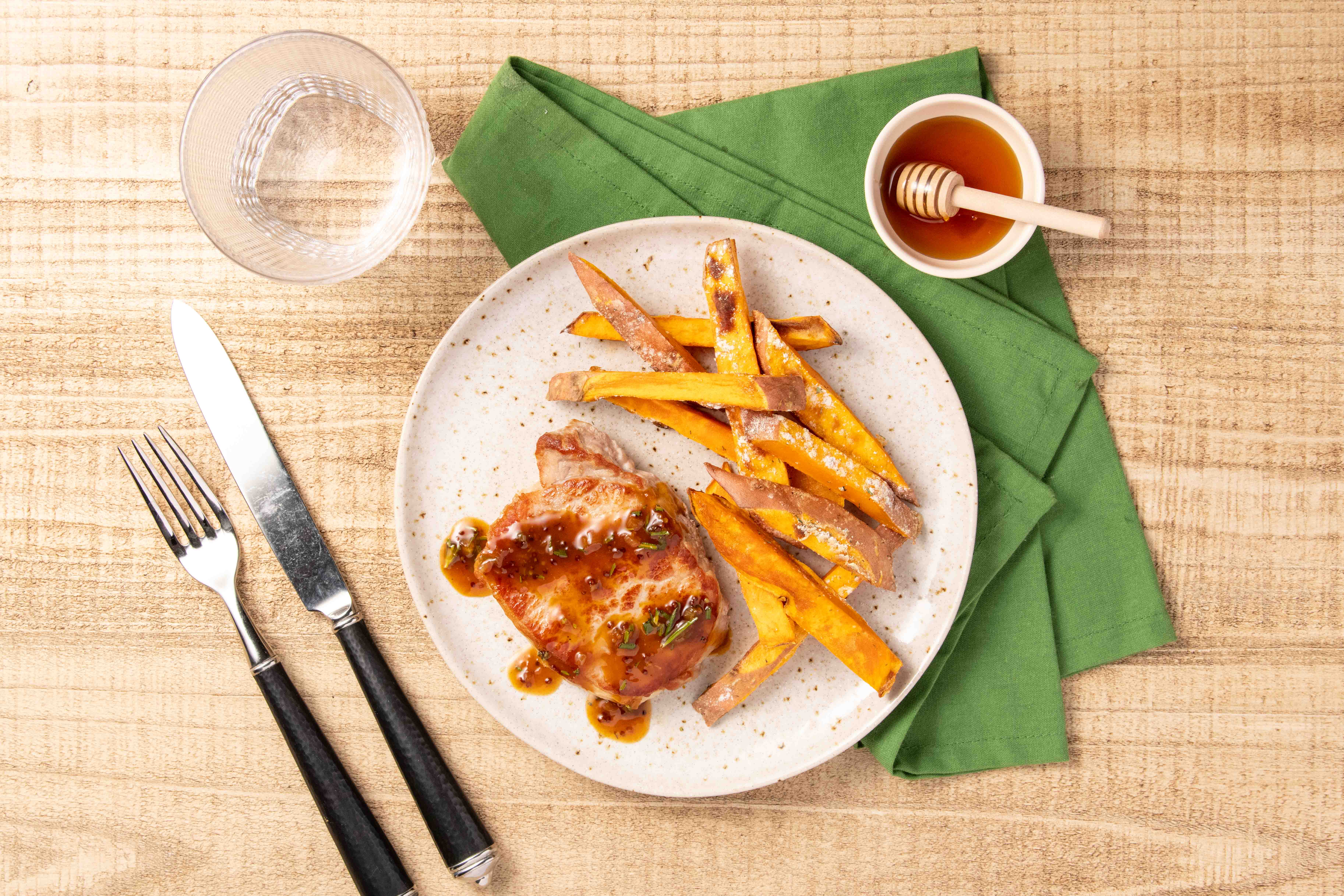 Plato De Chuleta Frita