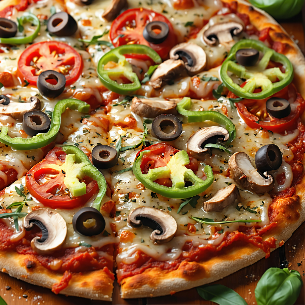 Pizza vegetariana (28 cm.)