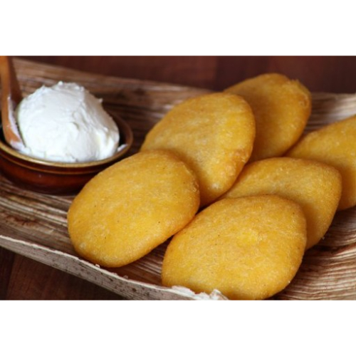 Mini arepitas con nata (5 uds.)