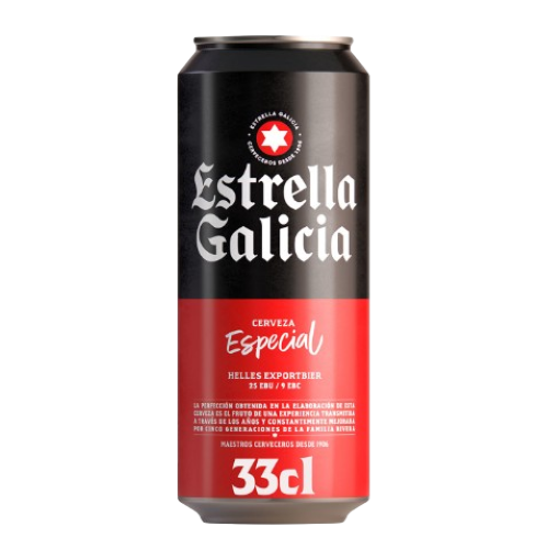 Cerveza Estrella Galicia (330 ml.)